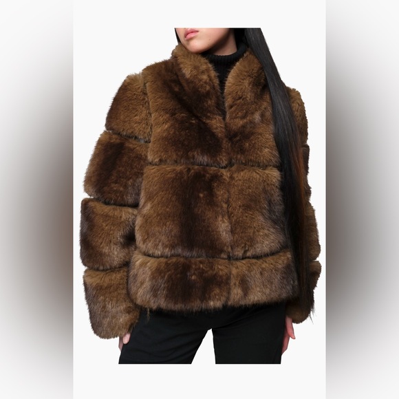 Apparis Sai Faux Fur Coat - Picture 4 of 5